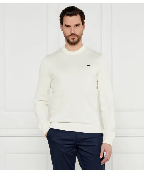 

Свитер Regular fit Lacoste, белый