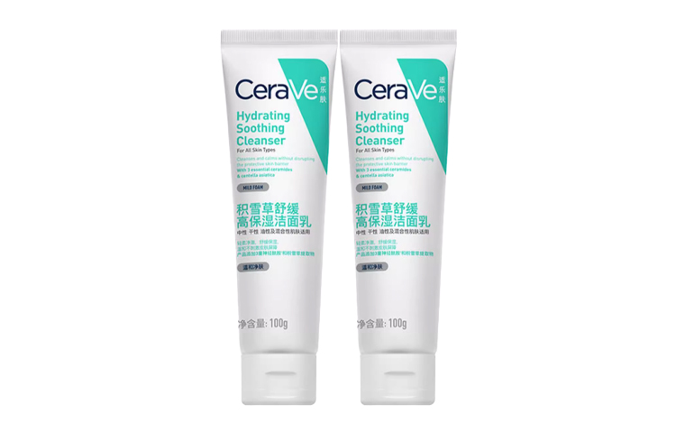 Средство CeraVe High Moisture Cleanser для снятия макияжа, 3x100 г — фото 3