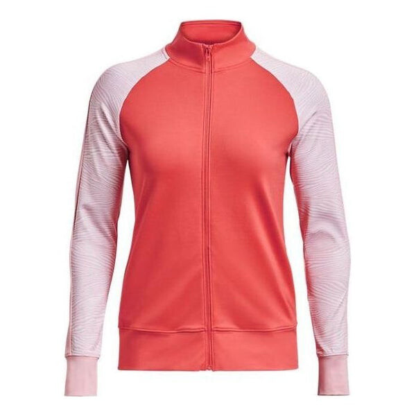 

Куртка storm midlayer full zip jacket 'pink orange' Under Armour, розовый
