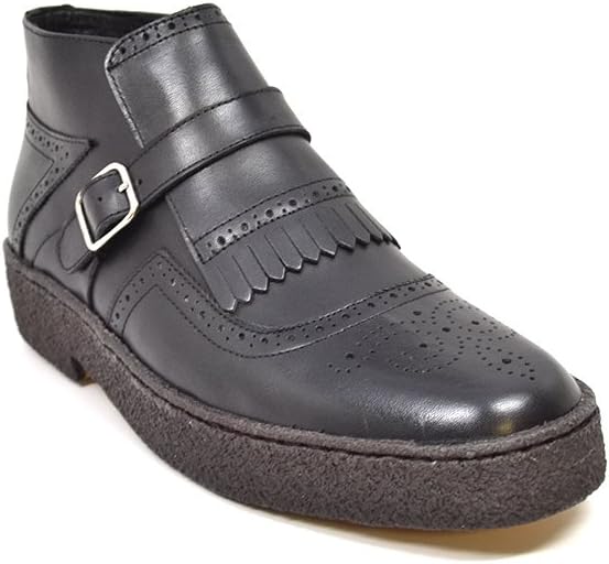 Британская коллекция - оригинальные кожаные туфли Playboy Manhattan Wingtip British Collection, черный — фото 4