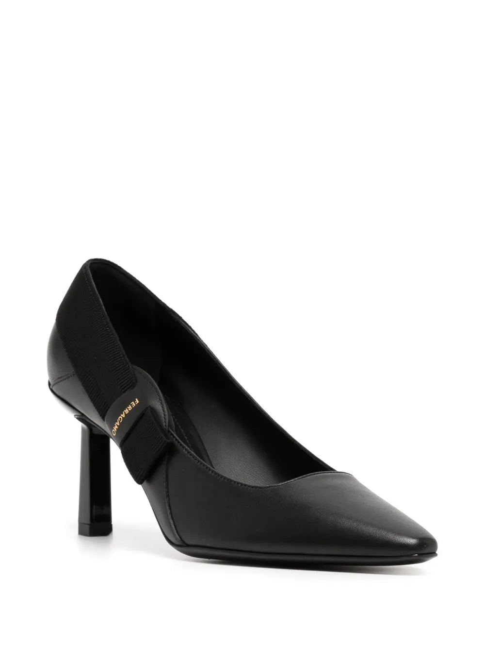 Феррагамо Виссия 70Мм Кожаные туфли-лодочки Salvatore Ferragamo, черный — фото 2