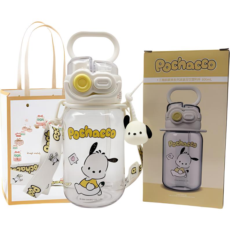 

Пластиковая кружка с соломинкой 600 мл Sanrio