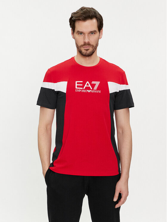 

Футболка стандартного кроя Ea7 Emporio Armani, красный