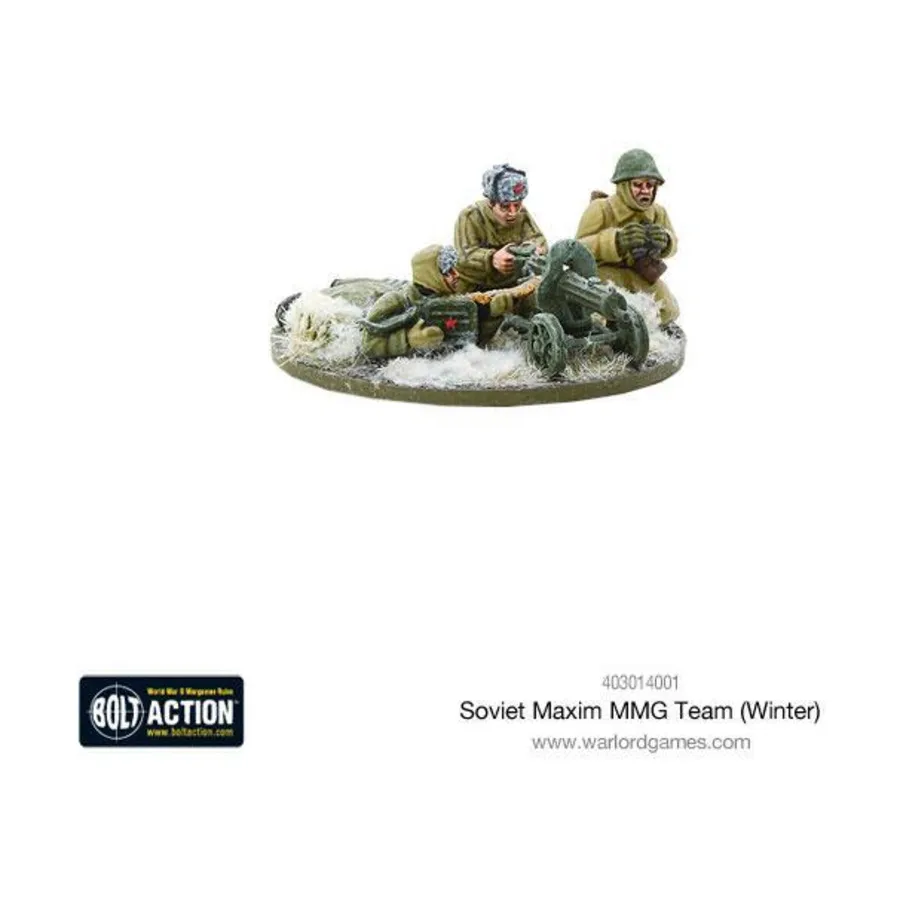 

Советская Армия Максим ММГ (Зима), Bolt Action - Soviet - Soviet Army (28mm)