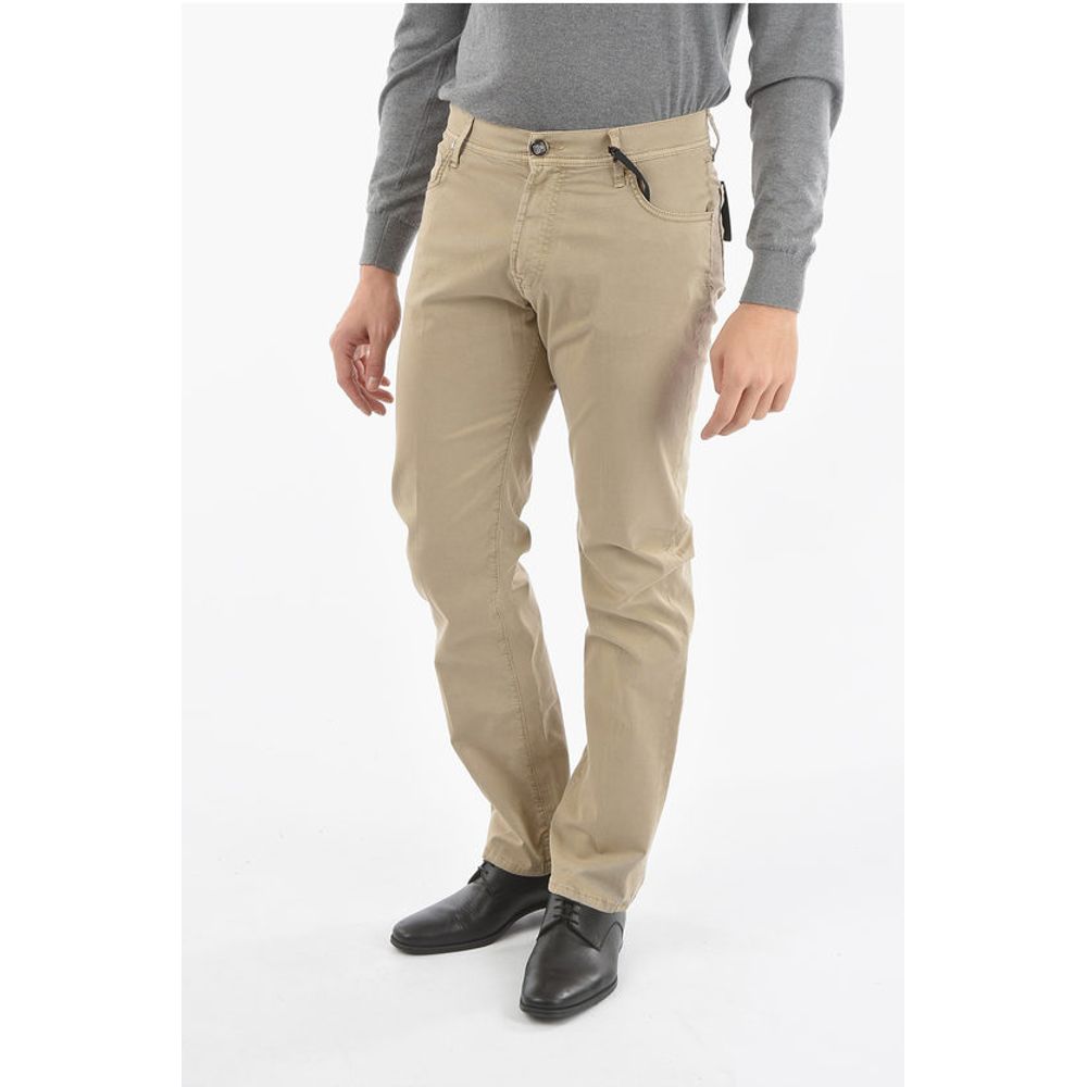 

Брюки ID Stretch Cotton LAZISE с 5 карманами Corneliani, Beige
