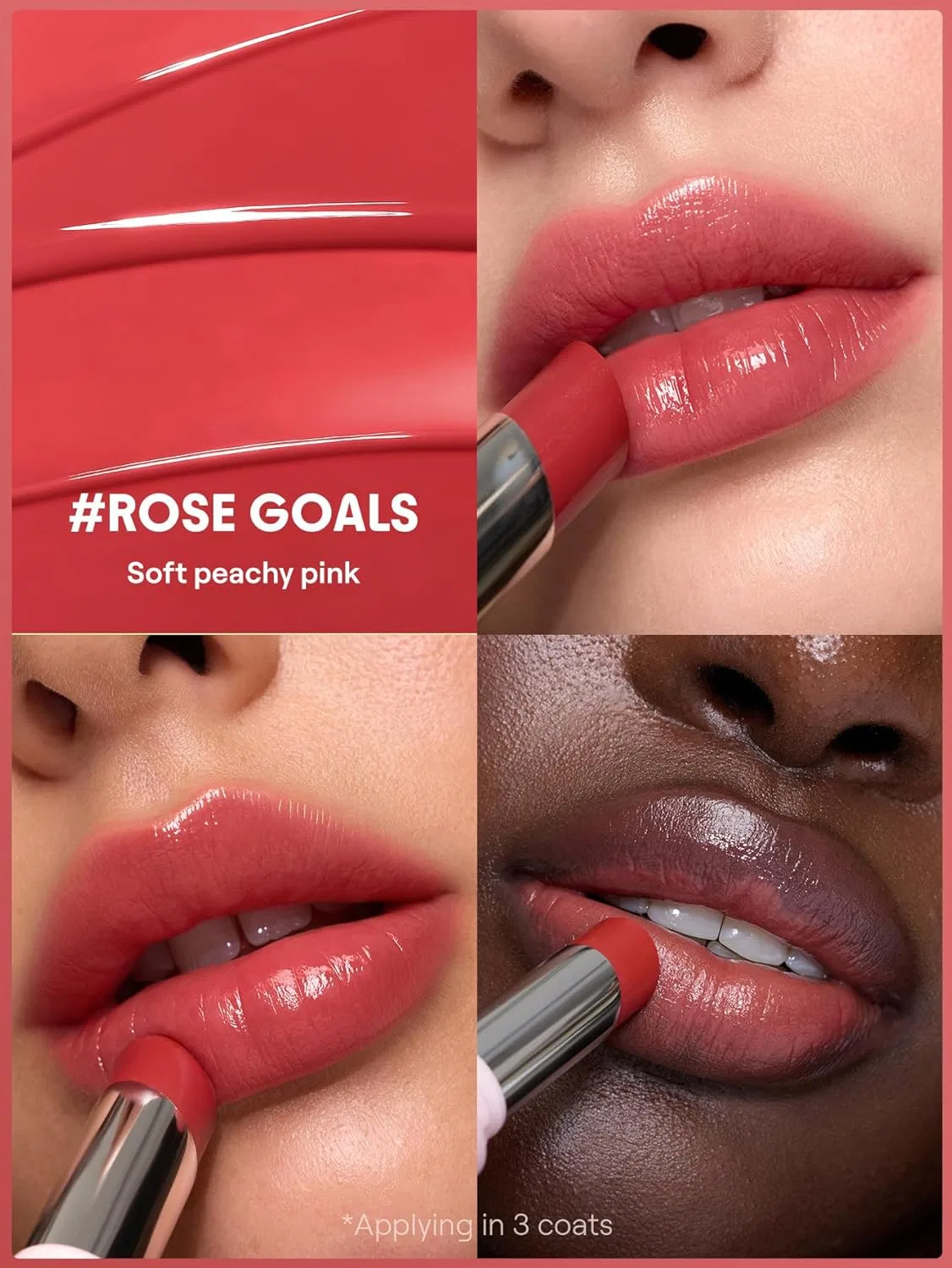 Масло-бальзам для губ SHEGLAM Silk Slip Lip Oil Balm, 3 г, оттенок Rose Goals — фото 4
