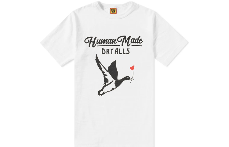 

Футболка унисекс HUMAN MADE белая