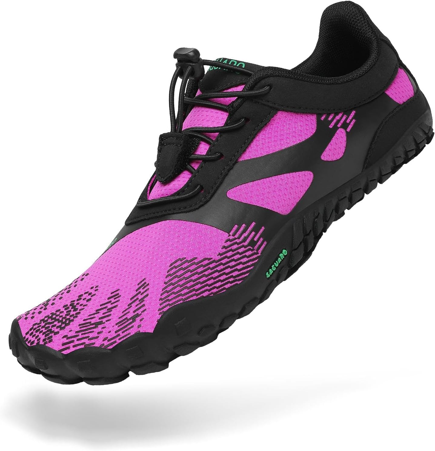 

SAGUARO Женские и мужские кроссовки для бега, минималистичные кроссовки для трейлраннинга, с широким носком и нулевым перепадом высоты подошвы, для кросс-тренинга на открытом воздухе, пурпурный