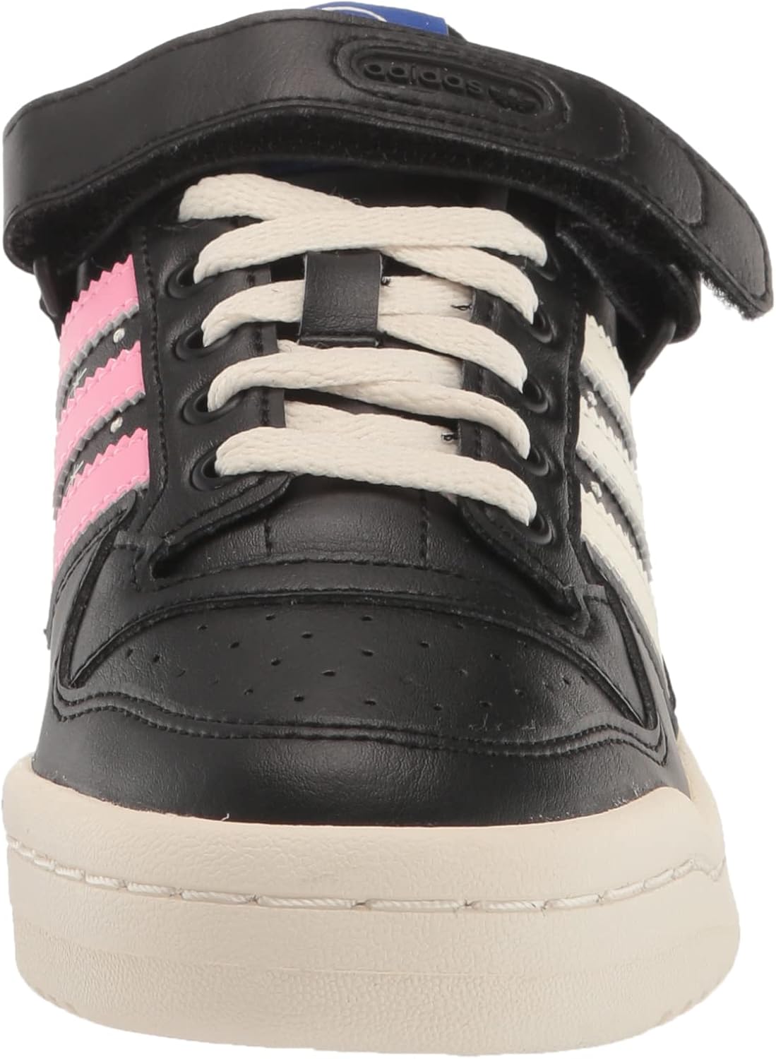 Кроссовки Adidas Originals Kids' Forum Low для детей, черный/кремовый — фото 2