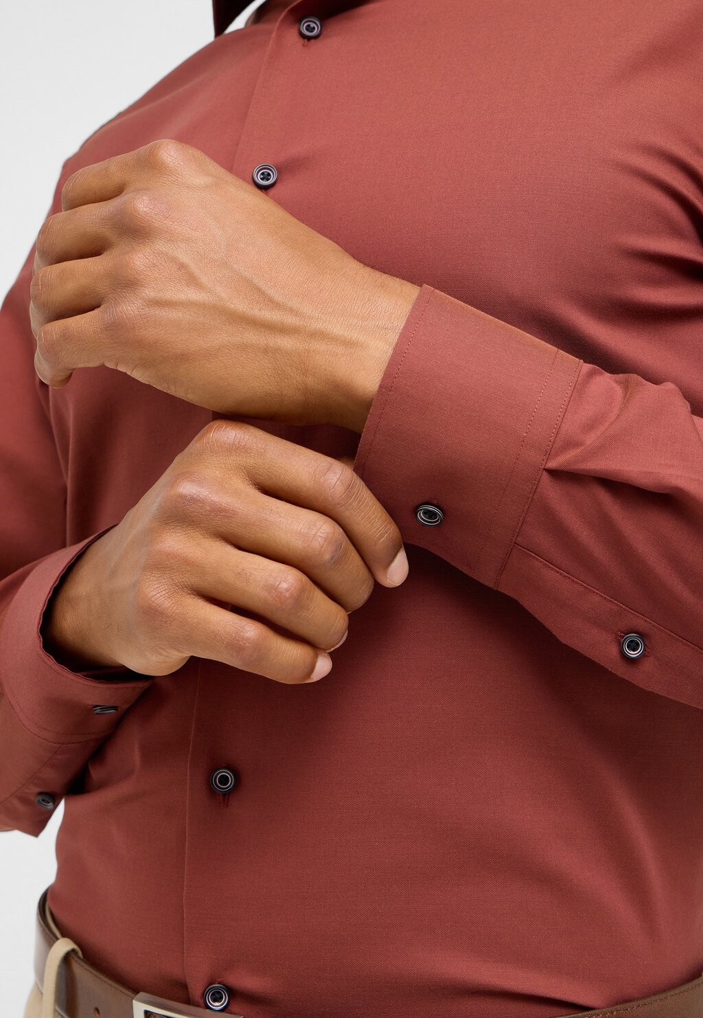 

Рубашка SLIM FIT Eterna, красный