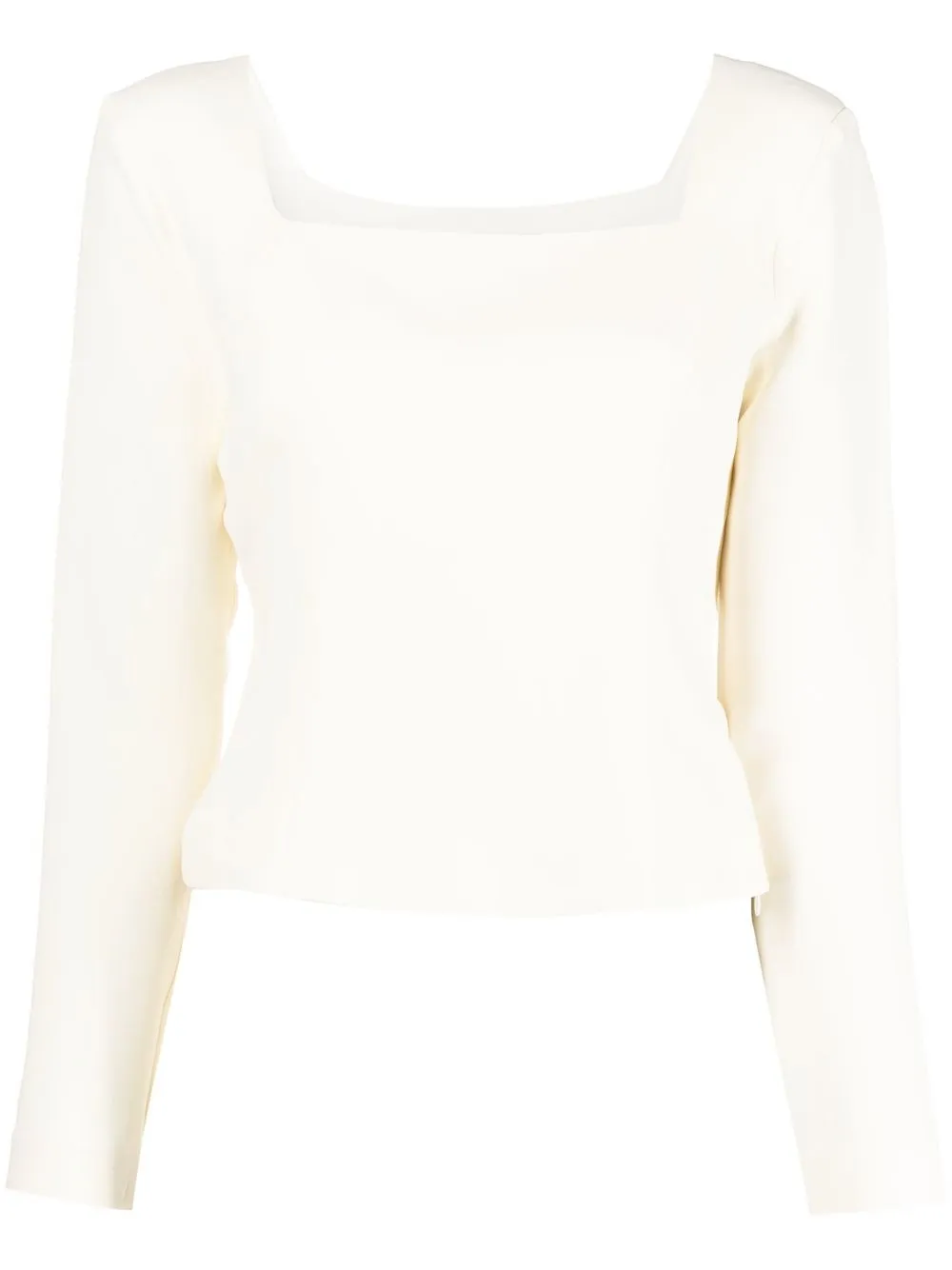 

Джемпер с квадратным вырезом Federica Tosi, белый