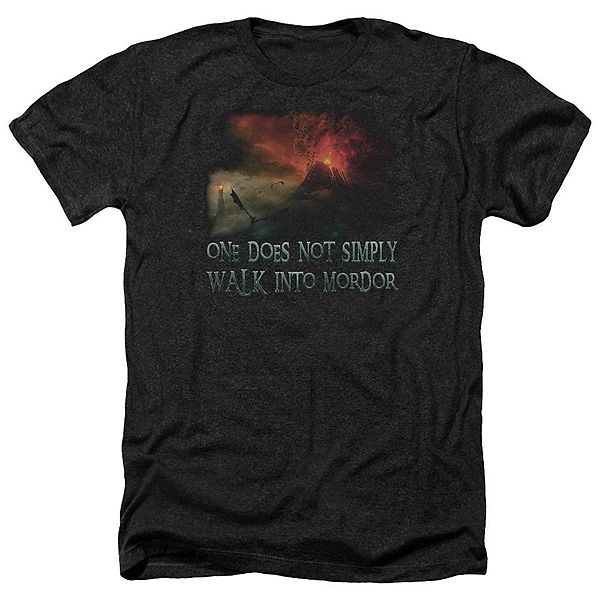 

Футболка Lord of the rings walk in mordor adult heather Licensed Character