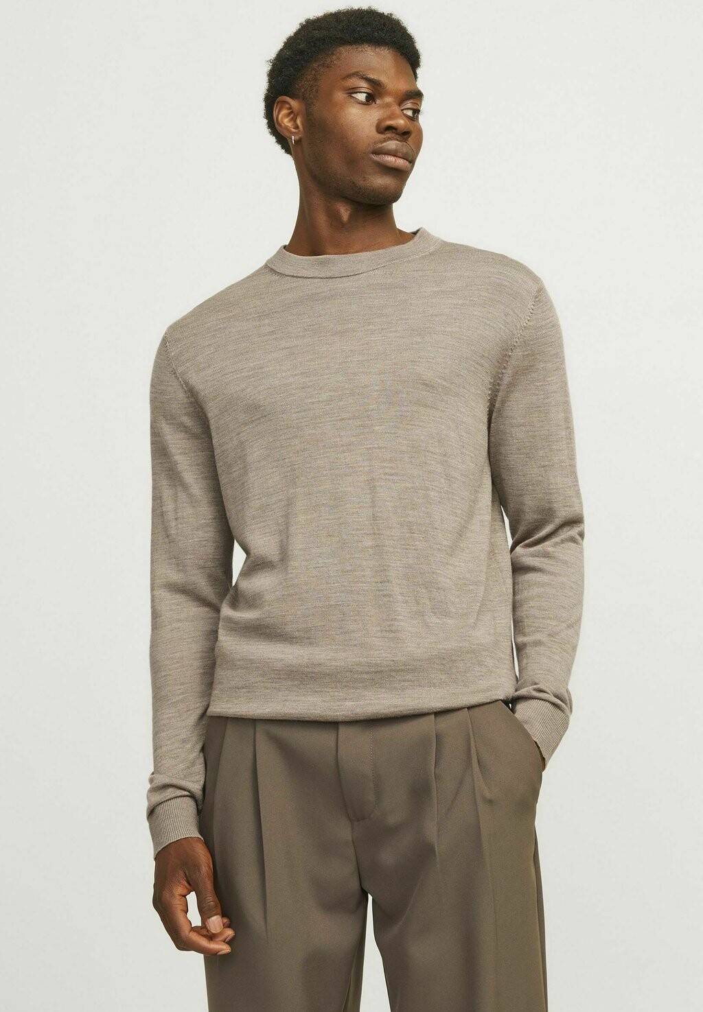 

Джемпер JPRMARK CREW NECK Jack & Jones, светло-коричневый
