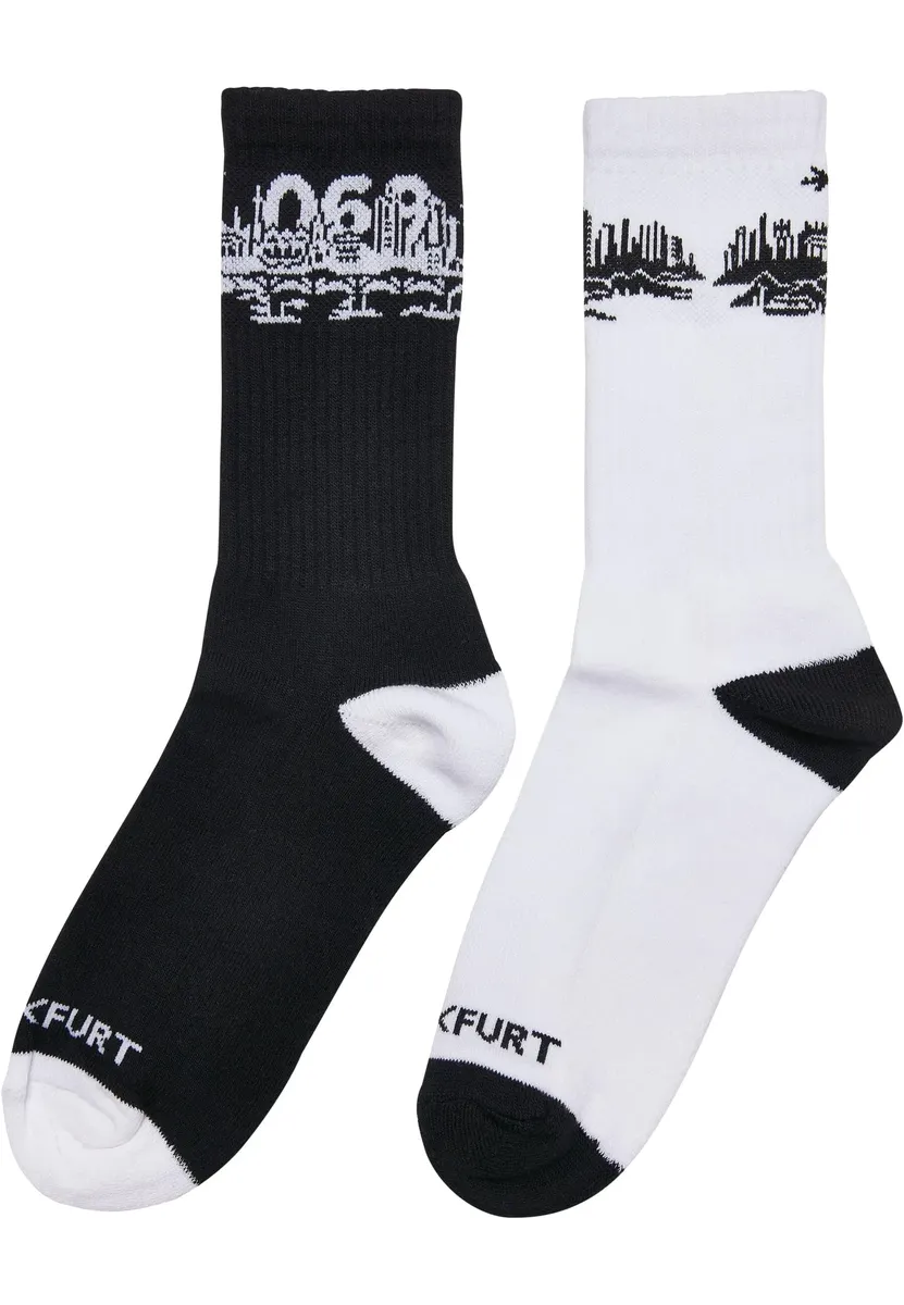 

Базовые носки MisterTee "MisterTee Unisex Major City 069 Socks 2-Pack" (1 пара), белый