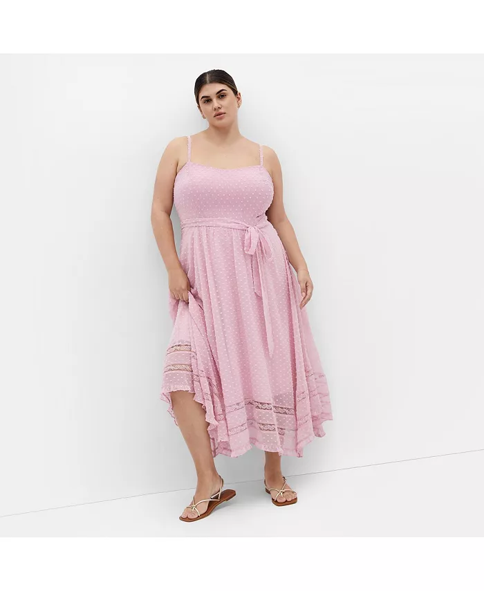 

Платье Flirty Nature для полных женщин CITY CHIC, розовый