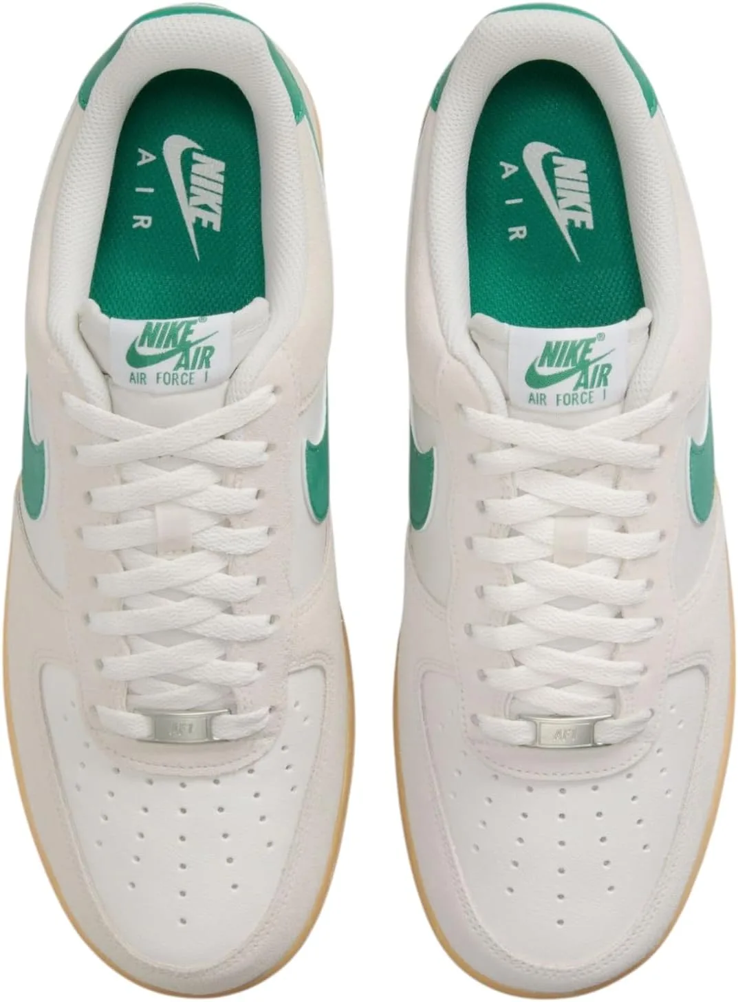 Мужские кроссовки Nike Air Force 1 '07 Lv8, зеленый/коричневый/бежевый — фото 4