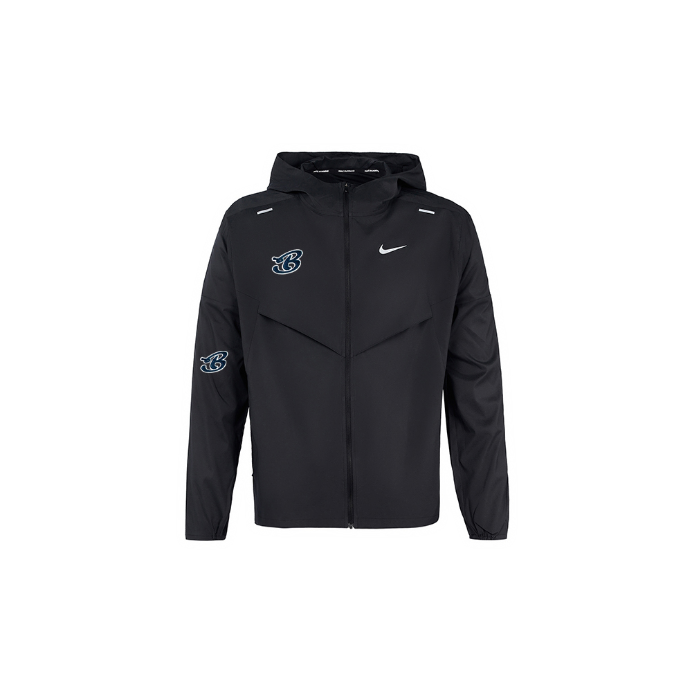 

Nike Мужская дышащая быстросохнущая ветрозащитная одежда от солнца черного цвета, Black