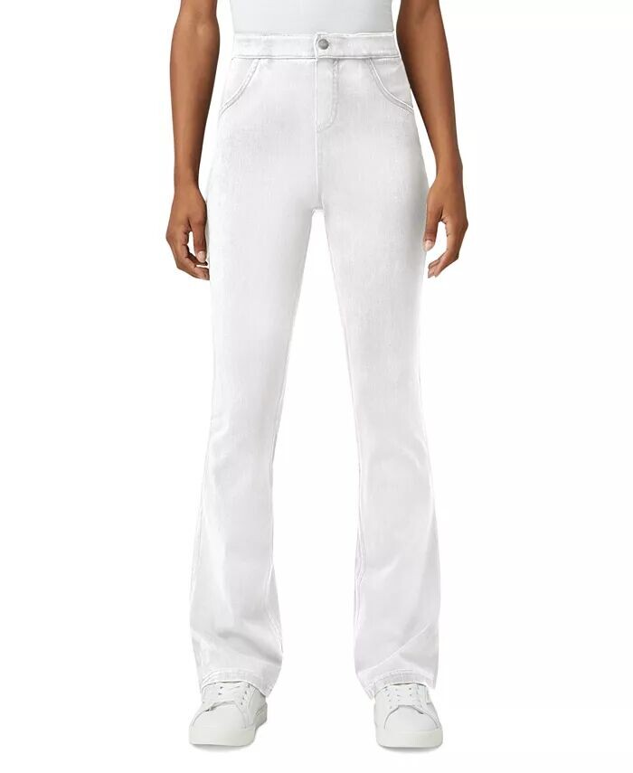

Женские леггинсы Bootcut с высокой посадкой из денима для малышей Hue, белый