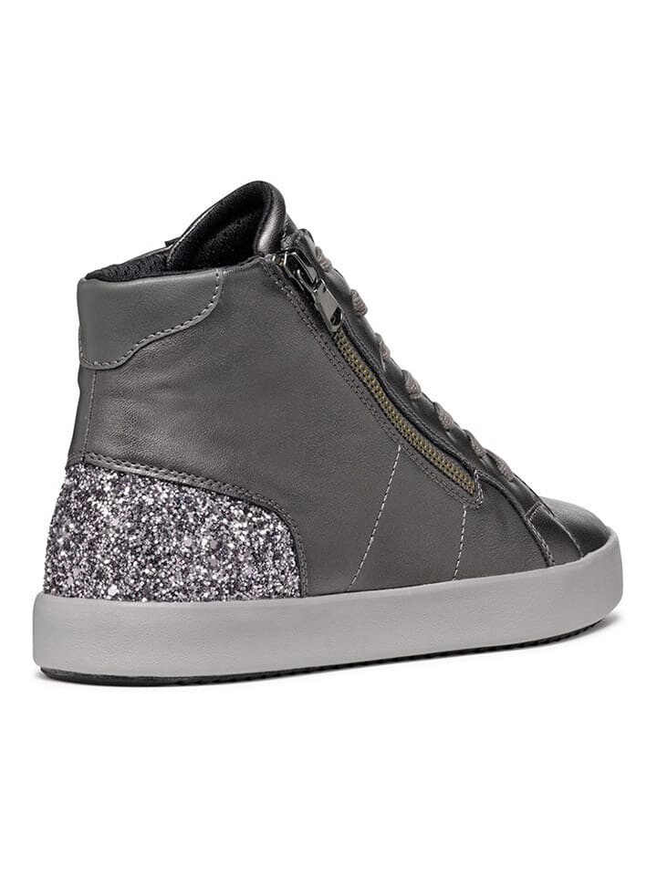 Высокие кроссовки Geox Sneakers Blomiee, серебряный — фото 4