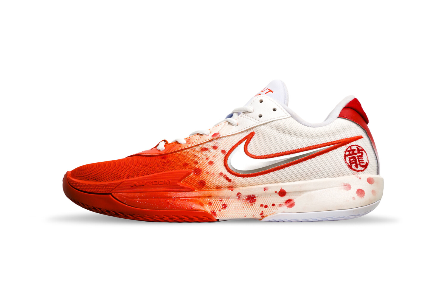 

Баскетбольные кроссовки Air Zoom G.T. Cut Academy Basketball Shoes Unisex Low-top White/red Nike