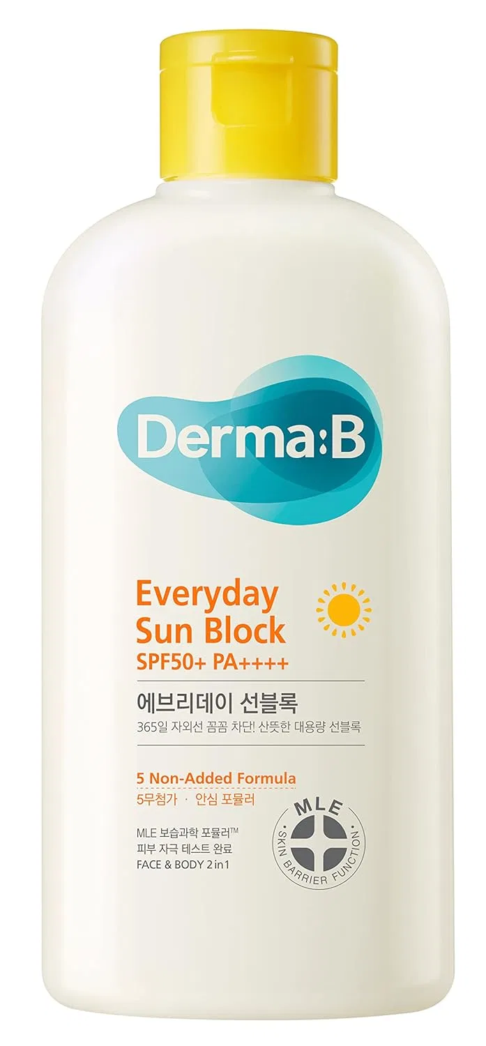 Солнцезащитный крем Everyday Sun Block SPF50+ PA++++ 200 мл от Derma B Derma B