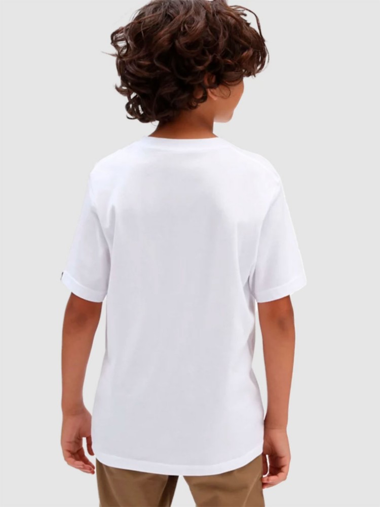 Футболка Vans Left Chest Kids T-Shirt, white — фото 2