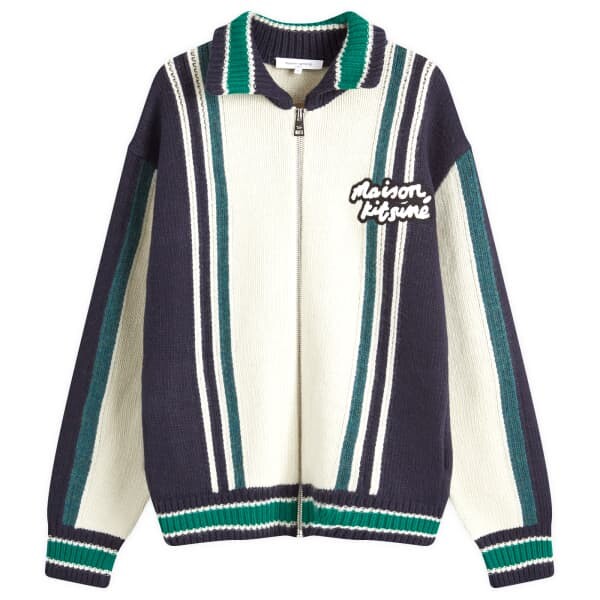 

Вязаная куртка Maison kitsune для колледжа Maison Kitsuné, черный