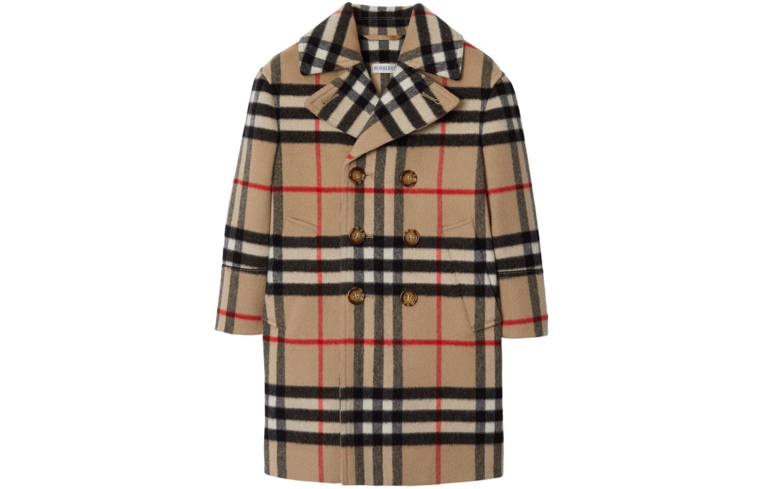 

Детское пальто Burberry, хаки