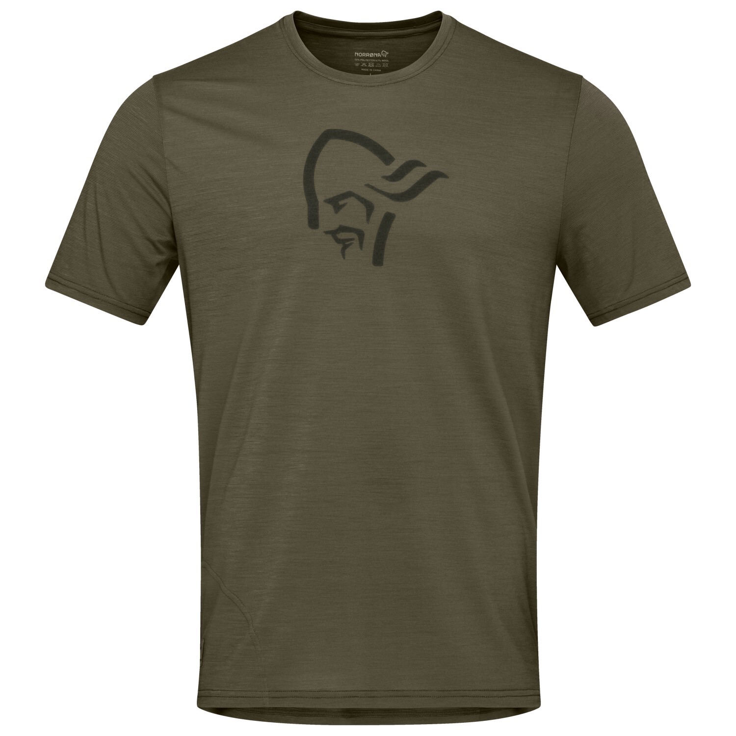 

Рубашка из мериноса Norrøna Femund Equaliser Merino T Shirt, цвет Olive Night