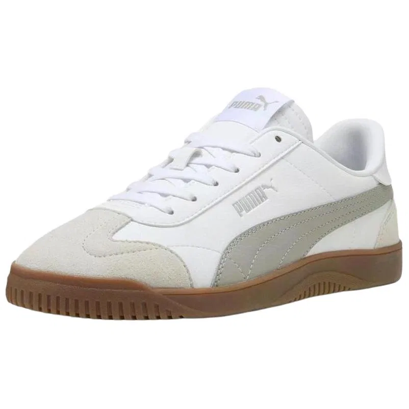 Кроссовки скейтбординговые PUMA Club 5v5 бело-серые — фото 4