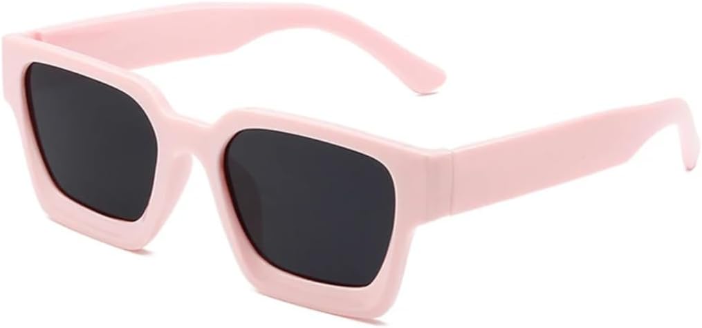 

Солнцезащитные очки с защитой от УФ-излучения UV400 | Панк, маленькая оправа, цветные линзы | для женщин и мужчин, для занятий спортом на открытом воздухе и вождения DSVIGF, Pink-black