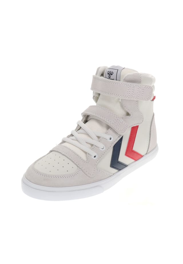 

Кроссовки высокие тонкие stadil кожаные высокие jr Hummel, белый