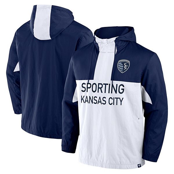 

Мужская синяя толстовка quarter-zip free kick sporting kansas city Fanatics, Синий, Мужская синяя толстовка quarter-zip free kick sporting kansas city Fanatics