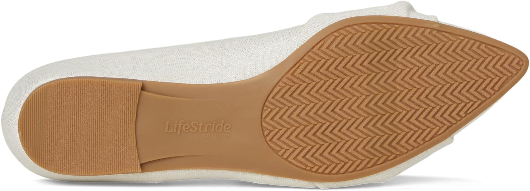 Балетки LifeStride Palm, цвет Natural Silver Fabric — фото 3