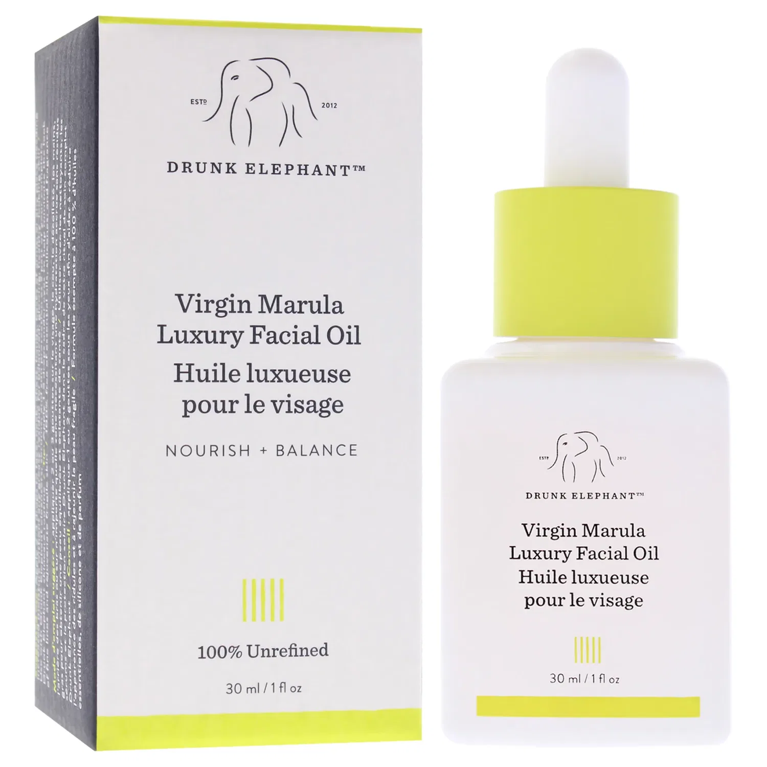 Роскошное масло для лица Virgin Marula от Drunk Elephant для женщин - 28 г, Clear — фото 3