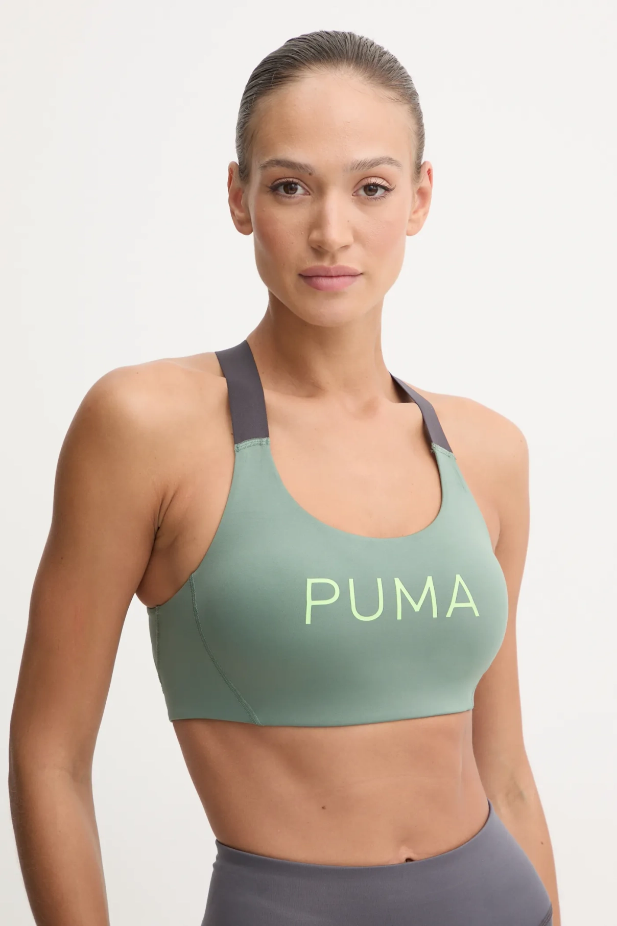 

Спортивный бюстгальтер 4Keeps Eversculpt Puma, зеленый