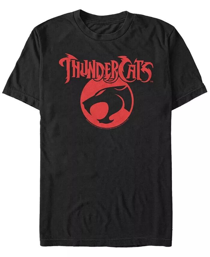 

Мужская футболка с коротким рукавом Thundercats Logo Rearranged Fifth Sun, черный