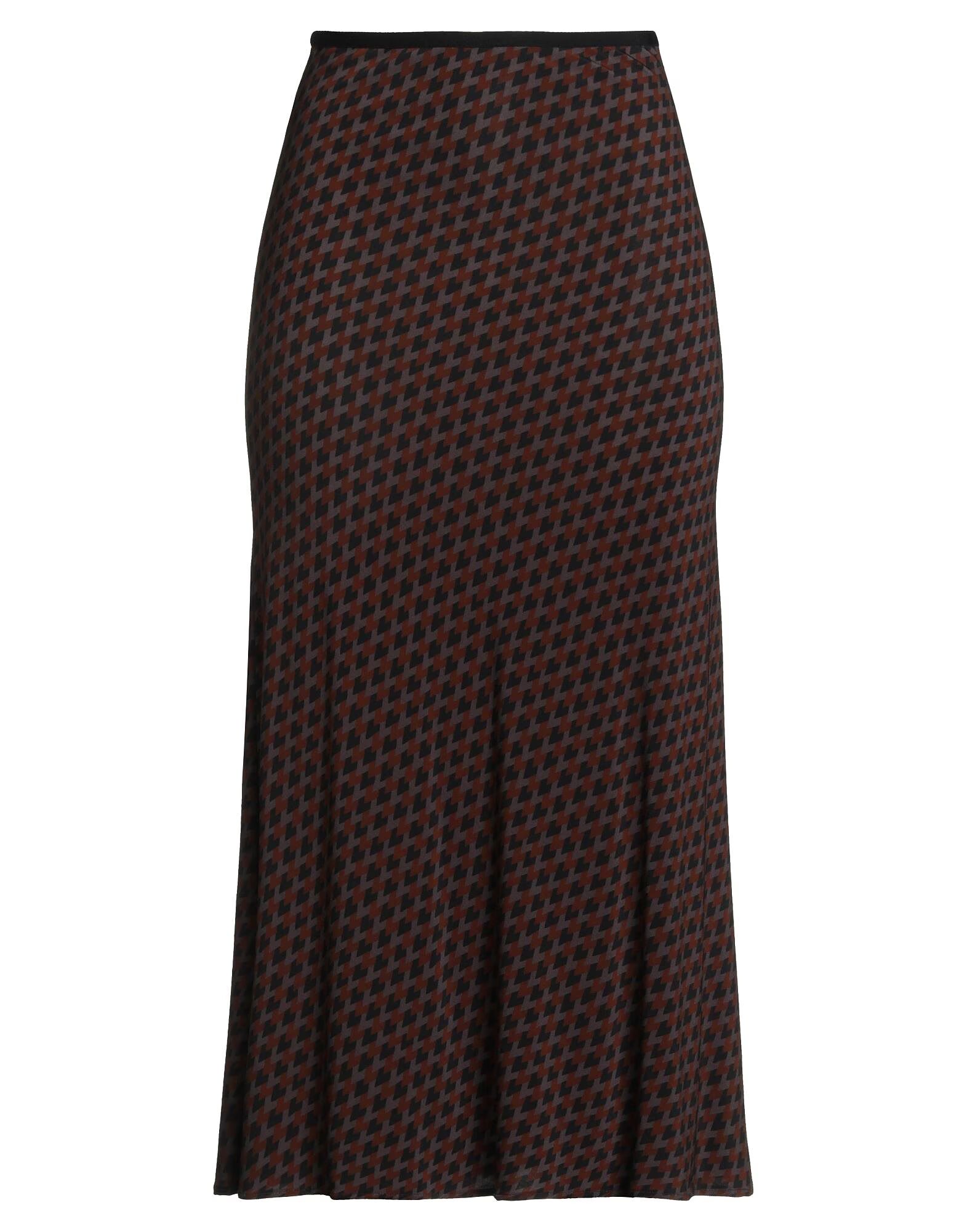 

Юбка миди Siyu, шоколадный