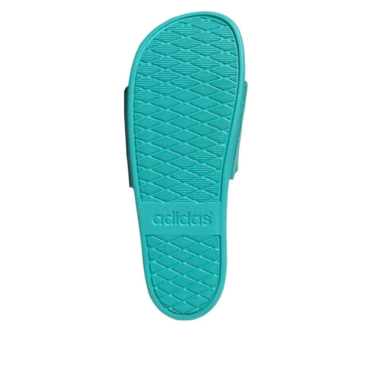 Слайды Adidas Adilette Comfort Mercedes AMG Petronas F1 'Semi Mint Rush', бирюзовый — фото 4