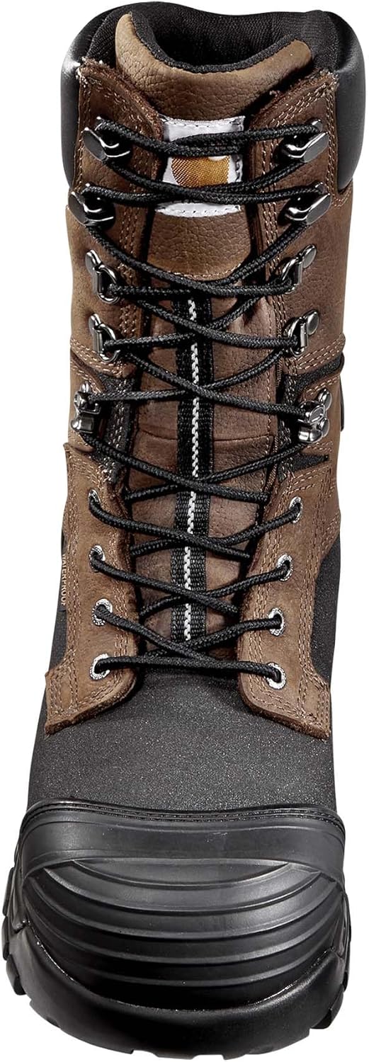 Рабочие ботинки Carhartt Men's Yukon Pac 10-Inch, Brown Oiltan/Black Coated — фото 2
