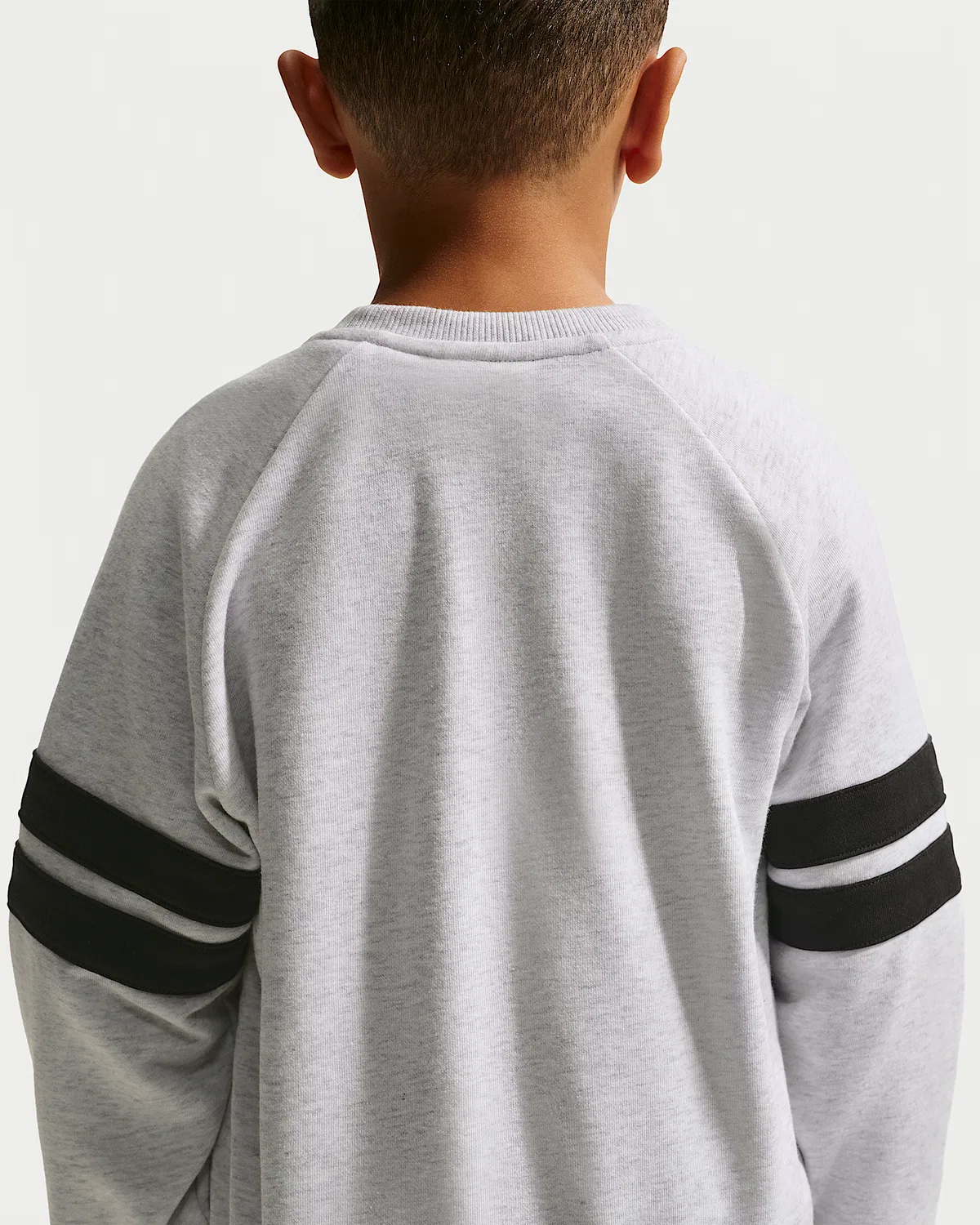 Детская футболка Nike Sportswear In The Zone из французского трикотажа оверсайз, Birch Heather — фото 3