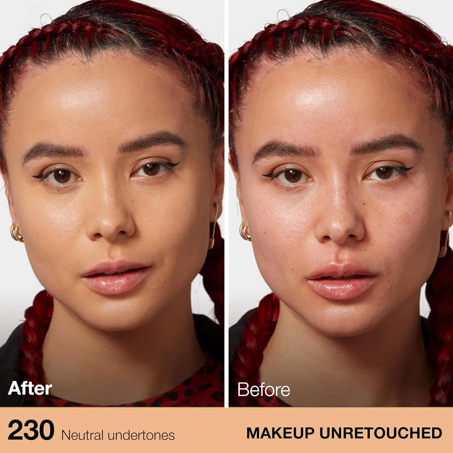 Тональное средство Fit Me! Matte + Poreless, матирующее, MAYBELLINE, 30 мл, оттенок Natural Buff 230 — фото 2
