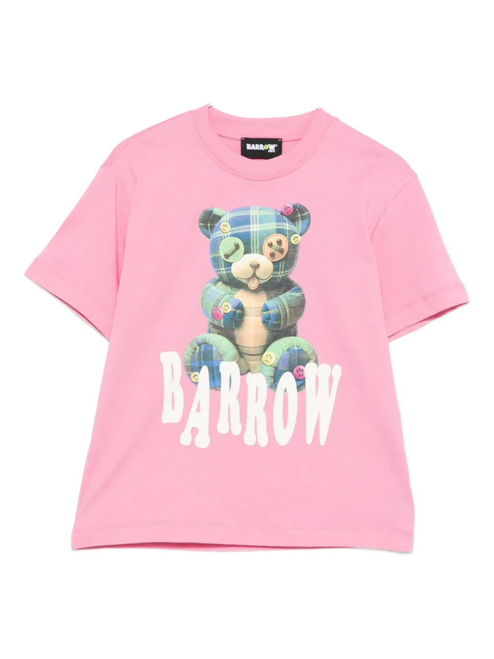 

Футболка с изображением мишки Barrow Kids, розовый
