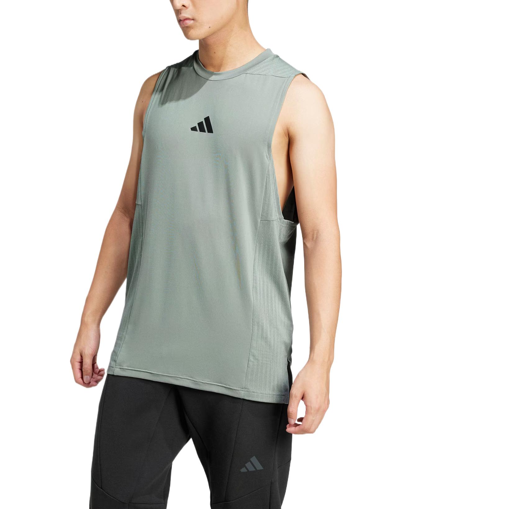 Майка для тренировок Designed For Training Adidas, зеленый — фото 2