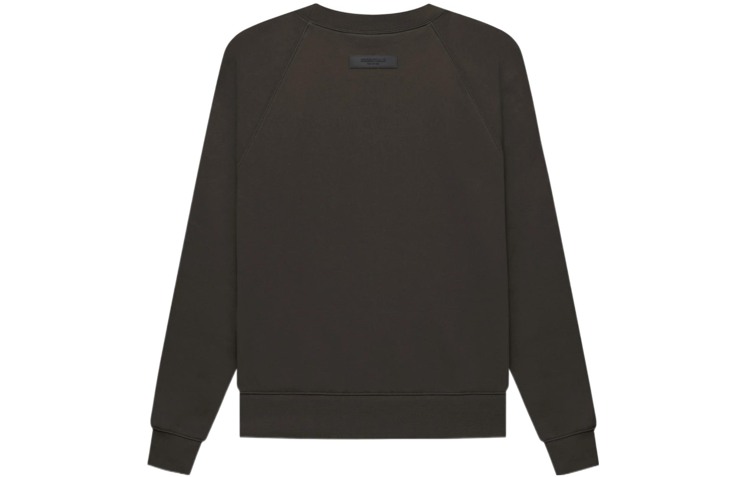Футболка с круглым вырезом Fear Of God Essentials, серо-черная — фото 3