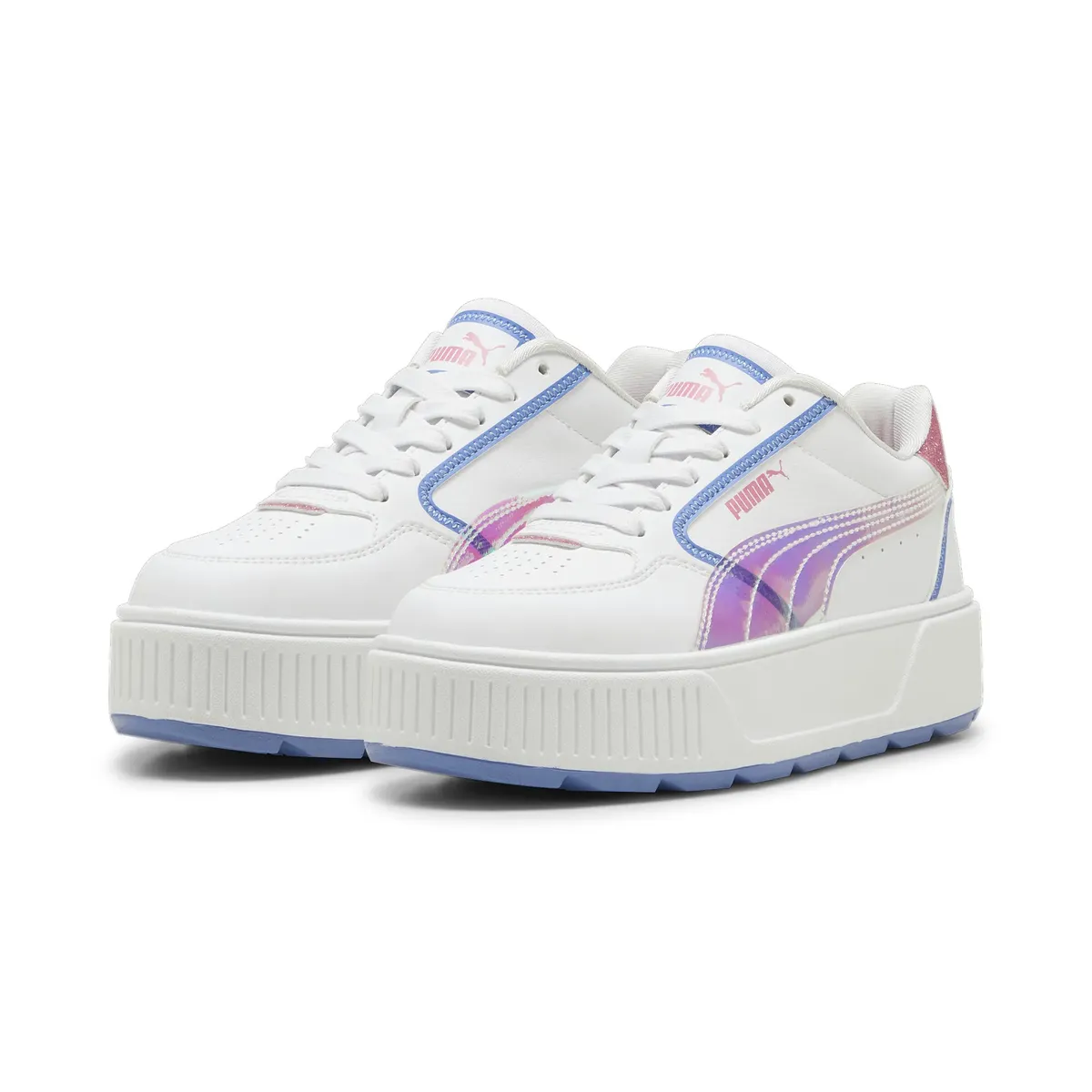 

Кроссовки PUMA "Karmen Rebelle Deep Dive Sneakers Girls", цвет White Fast Pink Blue Skies