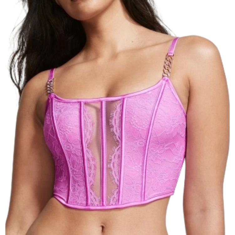 Бюстгальтер Victoria's Secret ягодно-фиолетовый — фото 2