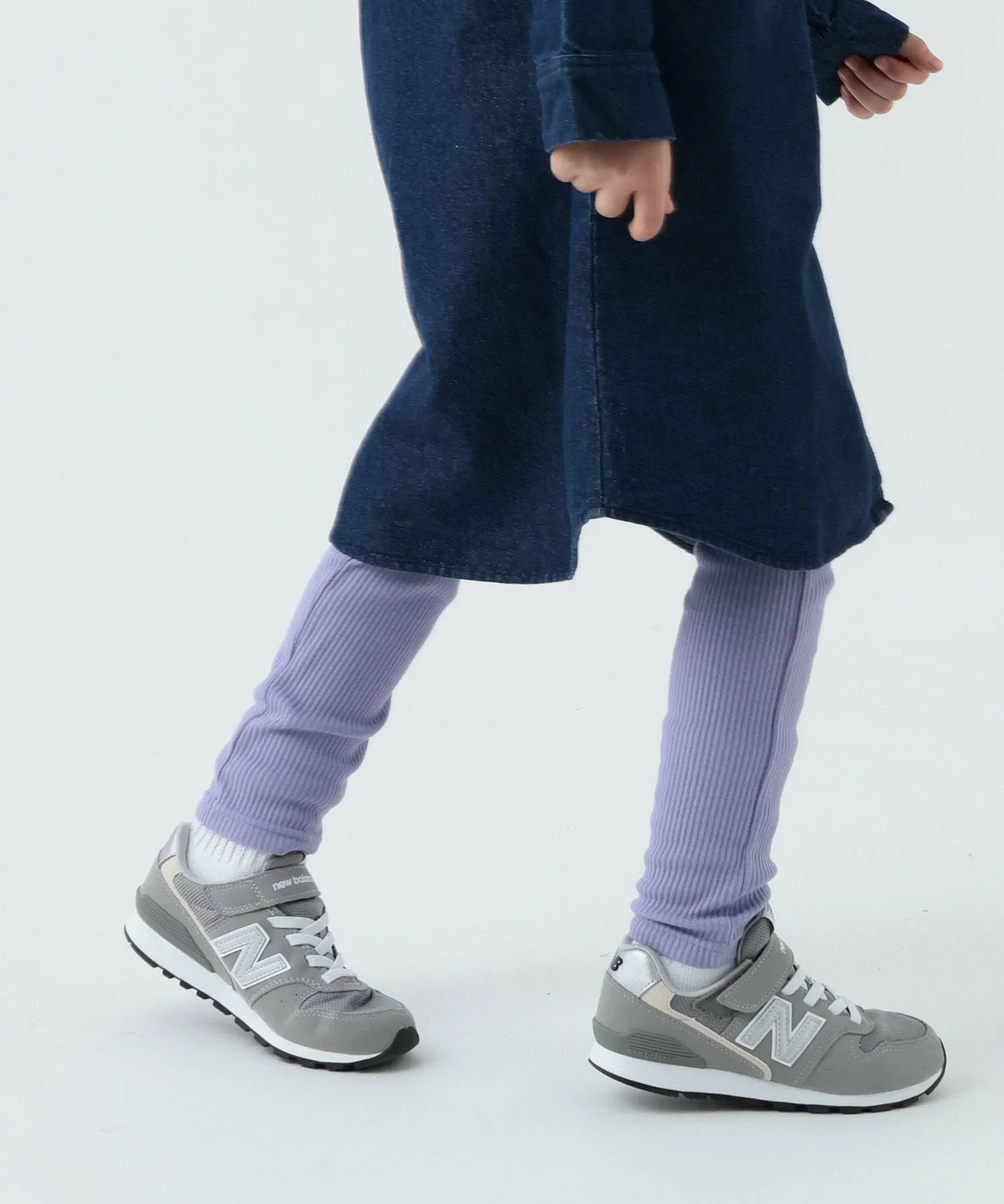 Леггинсы в рубчик Детские Bayflow, Purple 90
