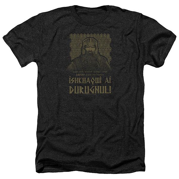 

Футболка Lord of the rings ishkhaqwi durugnul adult heather Licensed Character