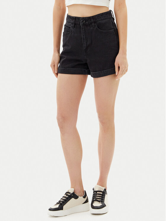 

Облегающие джинсовые шорты Weelow B2012300 Volcom, черный
